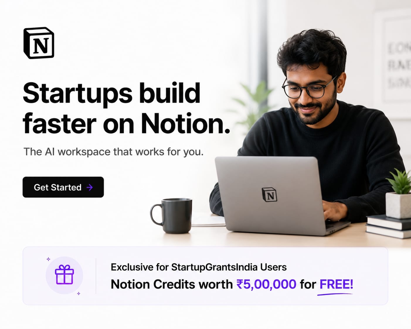 Startups build faster on Notion — the AI workspace that works for you