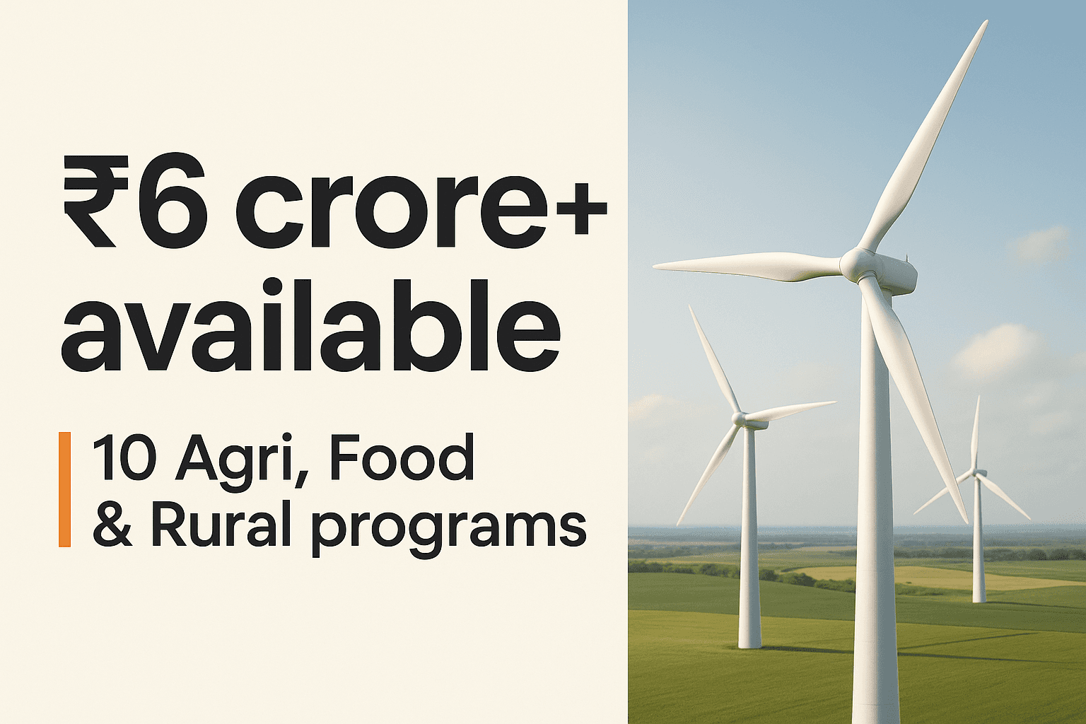 Agri, Food & Rural Startup Grants and Funding Programs in India — July 2026