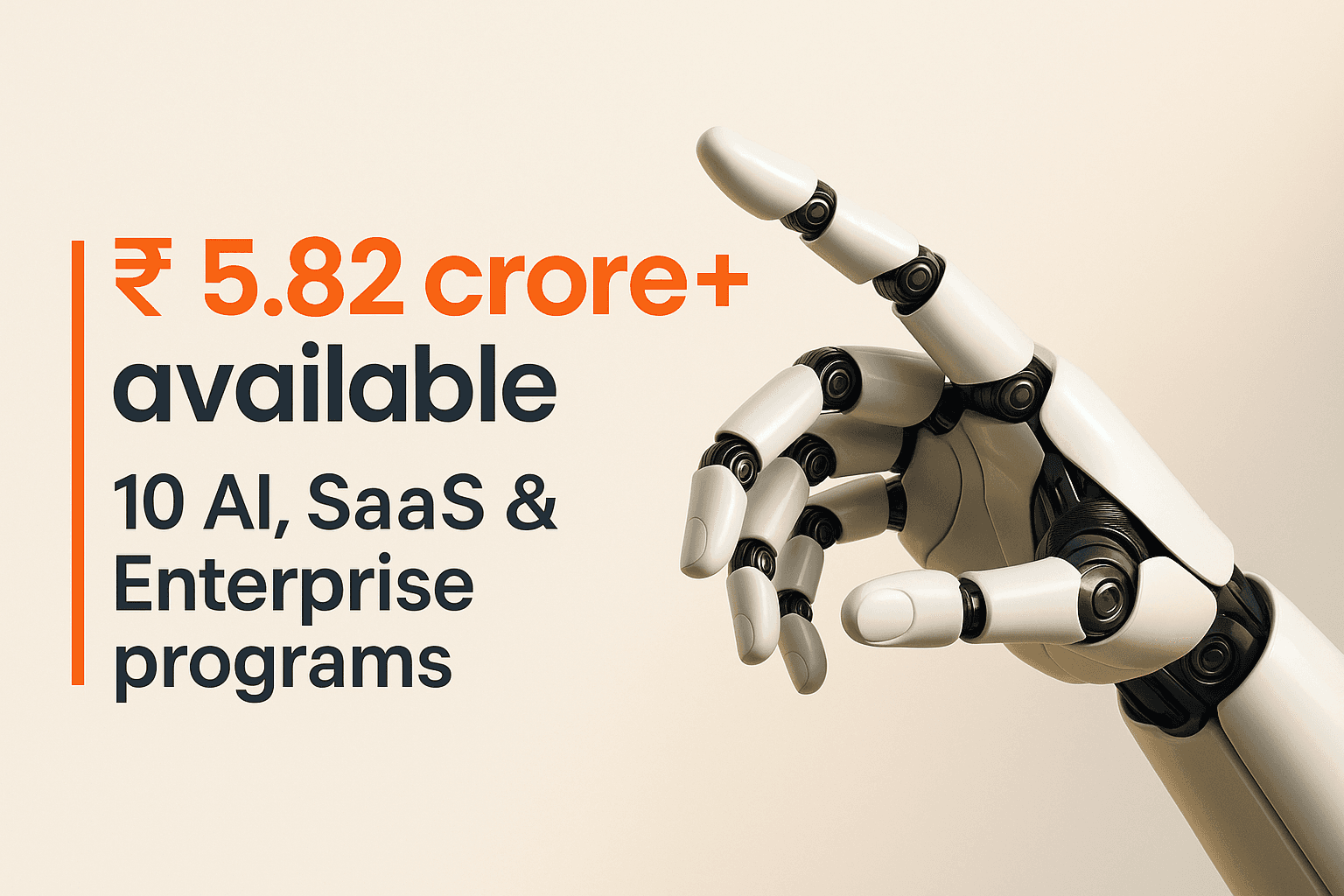 AI, SaaS & Enterprise Startup Grants and Funding Programs in India — July 2026