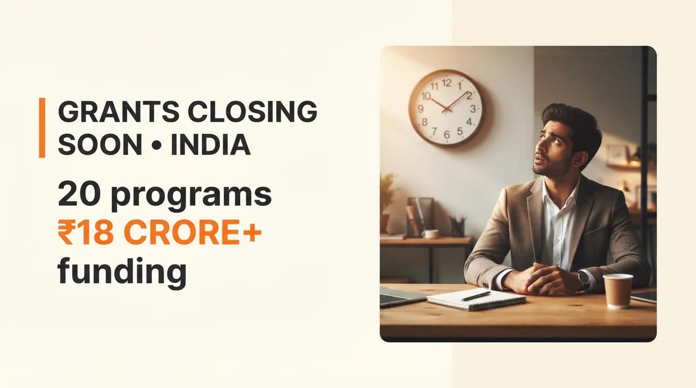 20 Startup Grants and Seed Funds Closing This Week (13-17 July 2026)