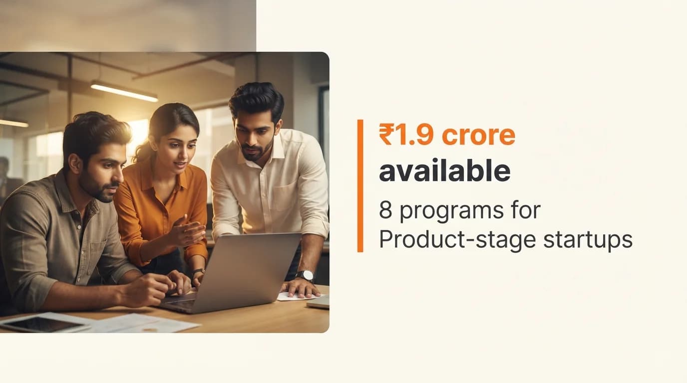 Startup Grants and Funding Programs for Product-Stage Startups in India
G
September 2026