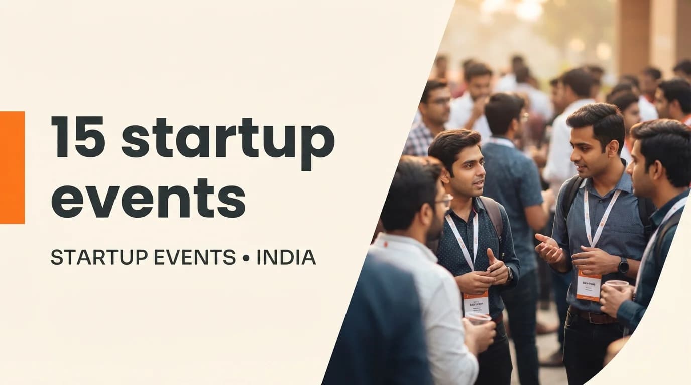 15 Startup Events in India Coming Up in July 2026